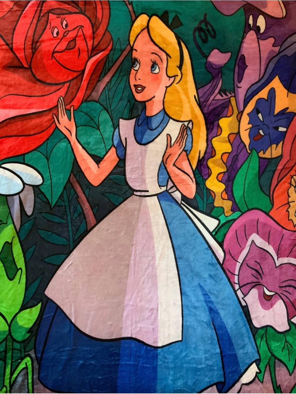 Alice in Wonderland Blanket